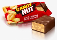 Цукерка Кенді Нат карамель з арахісом (червоний) 1кг