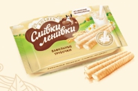 Вафельные трубочки Сливки-Ленивки 156г