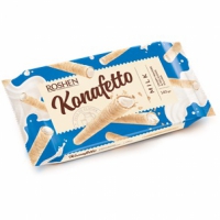 Вафельні трубочки Konafetto з молочною начинкою 140 г